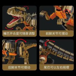 FORANGE FC6209 6209 non  KHỦNG LONG KHỔNG LỒ bộ đồ chơi xếp lắp ráp ghép mô hình Creator Expert GIGANOTOSAURUS Chuyên Gia Sáng Tạo 1872 khối