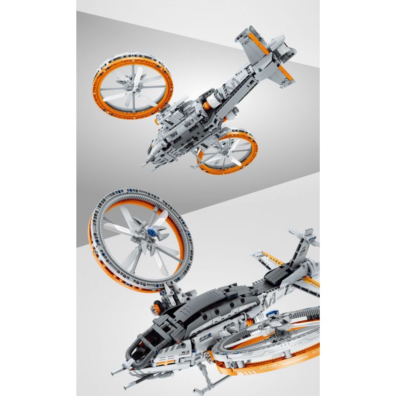 IM.MASTER QIHUI 6811 non  CHIẾN BINH bộ đồ chơi xếp lắp ráp ghép mô hình  MECHANICAL MASTER Kỹ Thuật Công Nghệ Cao Mô Hình Phương Tiện 1020 khối