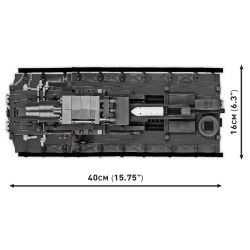 COBI CHARACTER BUILDING 2560 non  VỮA KARL tỷ lệ 1:28 bộ đồ chơi xếp lắp ráp ghép mô hình Military Army 60 CM KARL-GERÄT 040 ZIU Quân Sự Bộ Đội 1574 khối