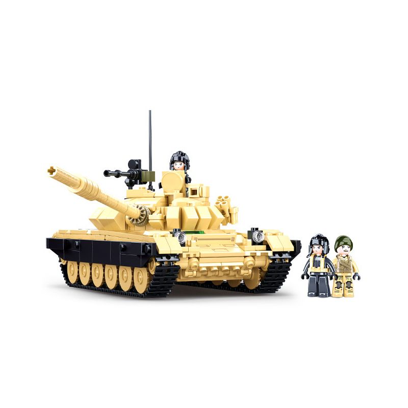SLUBAN M38-B1011 B1011 1011 M38B1011 38-B1011 non Lego XE TĂNG CHIẾN ĐẤU CHỦ LỰC BIẾN THỂ KÉP T-72B3 T72M1 bộ đồ chơi xếp lắp ráp ghép mô hình Military Army Quân Sự Bộ Đội 770 khối
