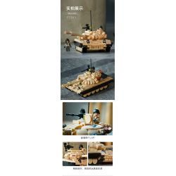 SLUBAN M38-B1011 B1011 1011 M38B1011 38-B1011 non  XE TĂNG CHIẾN ĐẤU CHỦ LỰC BIẾN THỂ KÉP T-72B3 T72M1 bộ đồ chơi xếp lắp ráp ghép mô hình Military Army Quân Sự Bộ Đội 770 khối