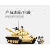 SLUBAN M38-B1011 B1011 1011 M38B1011 38-B1011 non  XE TĂNG CHIẾN ĐẤU CHỦ LỰC BIẾN THỂ KÉP T-72B3 T72M1 bộ đồ chơi xếp lắp ráp ghép mô hình Military Army Quân Sự Bộ Đội 770 khối