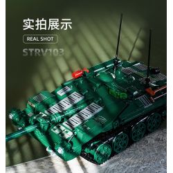SLUBAN M38-B1010 B1010 1010 M38B1010 38-B1010 non  XE TĂNG CHIẾN ĐẤU CHỦ LỰC STRV-103 bộ đồ chơi xếp lắp ráp ghép mô hình Military Army Quân Sự Bộ Đội 692 khối