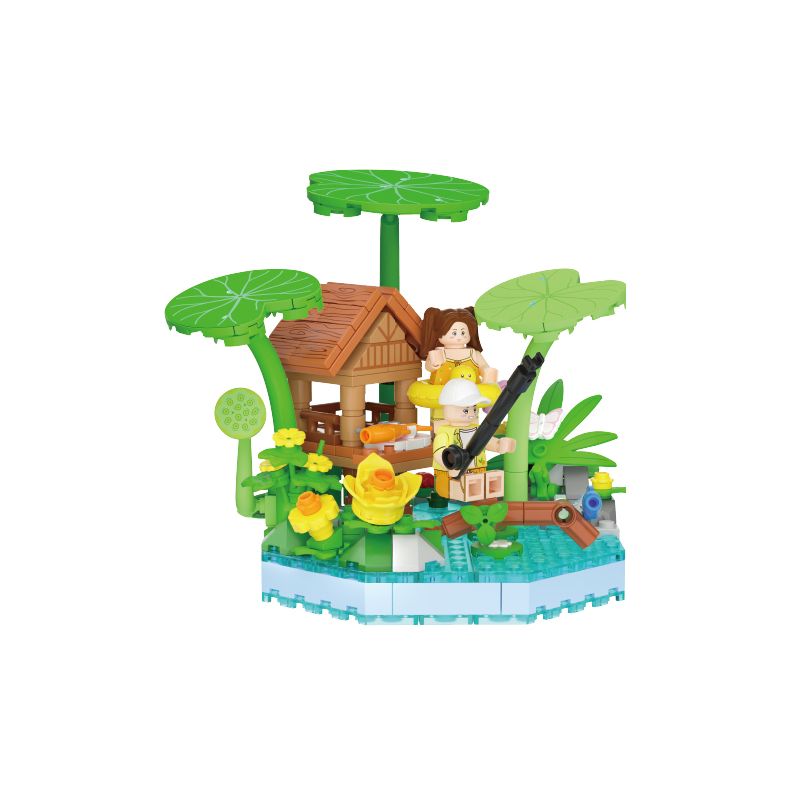 WEKKI 516153 non Lego GIỮA MÙA HÈ MÁT MẺ bộ đồ chơi xếp lắp ráp ghép mô hình PLEASANT MIDSUMMER