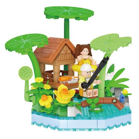 WEKKI 516153 non  GIỮA MÙA HÈ MÁT MẺ bộ đồ chơi xếp lắp ráp ghép mô hình PLEASANT MIDSUMMER