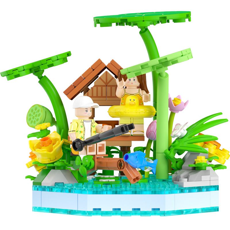 WEKKI 516153 non  GIỮA MÙA HÈ MÁT MẺ bộ đồ chơi xếp lắp ráp ghép mô hình PLEASANT MIDSUMMER