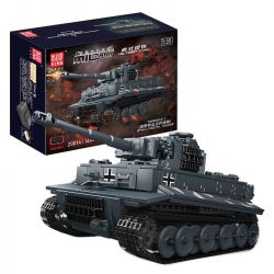 MouldKing 20014 Mould King 20014 non  BỂ HỔ tỷ lệ 1:35 bộ đồ chơi xếp lắp ráp ghép mô hình Military Army TIGER TANK Quân Sự Bộ Đội 800 khối