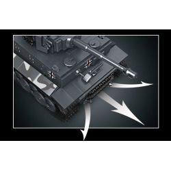 MouldKing 20014 Mould King 20014 non  BỂ HỔ tỷ lệ 1:35 bộ đồ chơi xếp lắp ráp ghép mô hình Military Army TIGER TANK Quân Sự Bộ Đội 800 khối