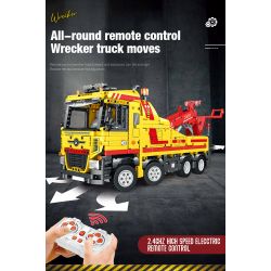 REOBRIX 22012 non  XE CỨU HỘ bộ đồ chơi xếp lắp ráp ghép mô hình  WRECKER Kỹ Thuật Công Nghệ Cao Mô Hình Phương Tiện 1910 khối