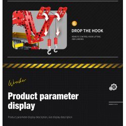 REOBRIX 22012 non  XE CỨU HỘ bộ đồ chơi xếp lắp ráp ghép mô hình  WRECKER Kỹ Thuật Công Nghệ Cao Mô Hình Phương Tiện 1910 khối