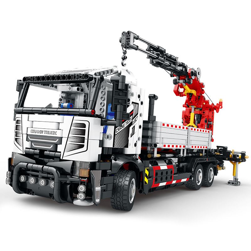 REOBRIX 22011 non Lego XE NÂNG bộ đồ chơi xếp lắp ráp ghép mô hình Technic MECHANICAL CRANE TRUCK Kỹ Thuật Công Nghệ Cao Mô Hình Phương Tiện 2328 khối