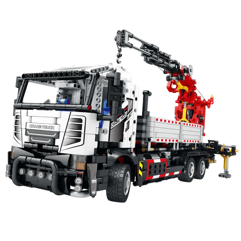REOBRIX 22011 non  XE NÂNG bộ đồ chơi xếp lắp ráp ghép mô hình  MECHANICAL CRANE TRUCK Kỹ Thuật Công Nghệ Cao Mô Hình Phương Tiện 2328 khối