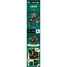 CAYI 13602 non  CUỘC PHIÊU LƯU TRONG RỪNG bộ đồ chơi xếp lắp ráp ghép mô hình Creator JUNGLE ADVENTURE Sáng Tạo