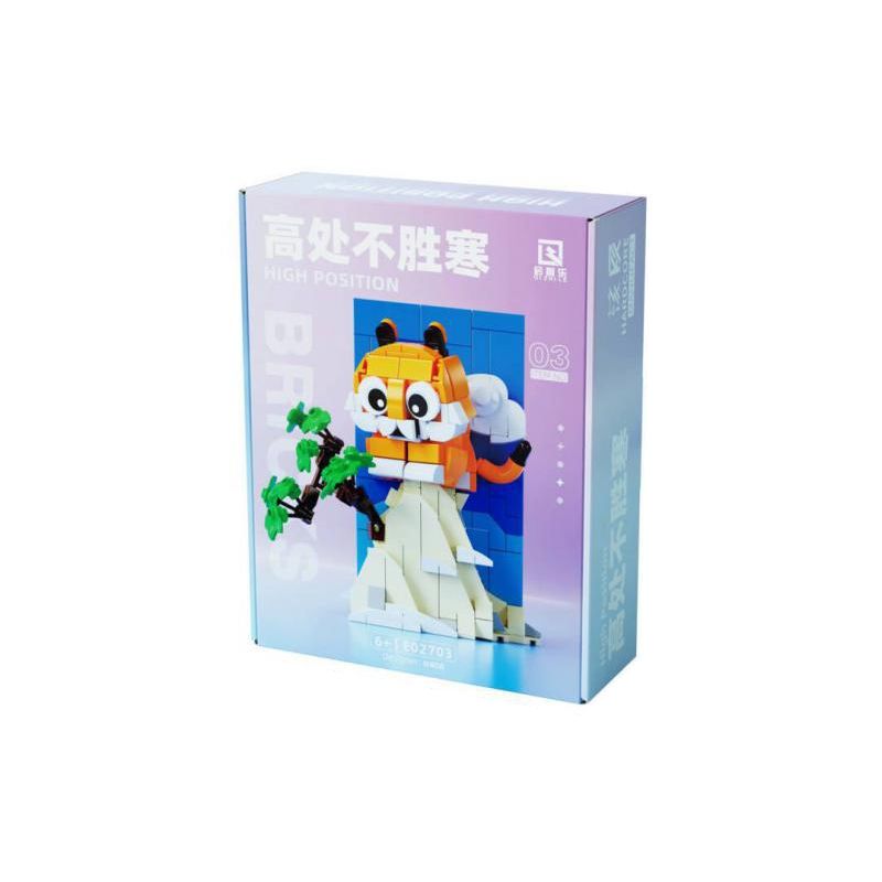 QIZHILE E02703 02703 non  TRÊN ĐỈNH LẠNH QUÁ bộ đồ chơi xếp lắp ráp ghép mô hình Creator HIGH POSITION Sáng Tạo 309 khối
