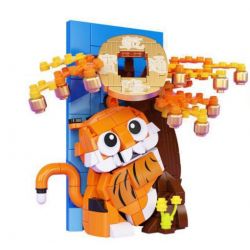 QIZHILE E02702 02702 non  CON BÒ SỮA bộ đồ chơi xếp lắp ráp ghép mô hình Creator MONEY TIGER Sáng Tạo 303 khối