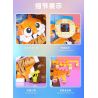 QIZHILE E02702 02702 non  CON BÒ SỮA bộ đồ chơi xếp lắp ráp ghép mô hình Creator MONEY TIGER Sáng Tạo 303 khối