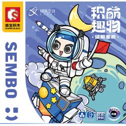 SEMBO 708304C non  CHINH PHỤC CÁC VÌ SAO GIÁ ĐỠ ĐIỆN THOẠI DI ĐỘNG bộ đồ chơi xếp lắp ráp ghép mô hình Creator Sáng Tạo 397 khối