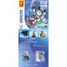 SEMBO 708302C non  GỬI BẠN GIÁ ĐỠ ĐIỆN THOẠI BÔNG HOA NHỎ MÀU ĐỎ bộ đồ chơi xếp lắp ráp ghép mô hình Creator Sáng Tạo 385 khối