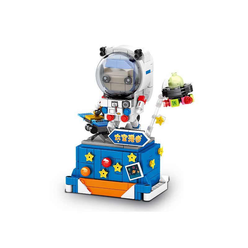 SEMBO 708301C non Lego GIÁ ĐỠ ĐIỆN THOẠI DI ĐỘNG SPACE WALK bộ đồ chơi xếp lắp ráp ghép mô hình Creator Sáng Tạo 385 khối