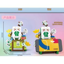 SEMBO 708300C non  GIÁ ĐỠ ĐIỆN THOẠI DI ĐỘNG CÂU CHUYỆN MẠT CHƯỢC bộ đồ chơi xếp lắp ráp ghép mô hình Creator Sáng Tạo