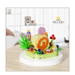 CAYI 13321 non  GIÁ ĐỠ ĐIỆN THOẠI DI ĐỘNG BÁNH CUỘN bộ đồ chơi xếp lắp ráp ghép mô hình CAKE 288 khối