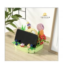 CAYI 13321 non  GIÁ ĐỠ ĐIỆN THOẠI DI ĐỘNG BÁNH CUỘN bộ đồ chơi xếp lắp ráp ghép mô hình CAKE 288 khối