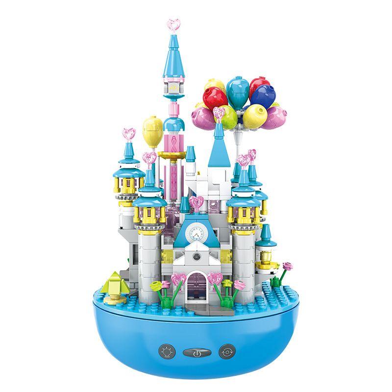 JP 33004 non Lego HỘP NHẠC LÂU ĐÀI THÚ TỘI bộ đồ chơi xếp lắp ráp ghép mô hình Creator Sáng Tạo 482 khối