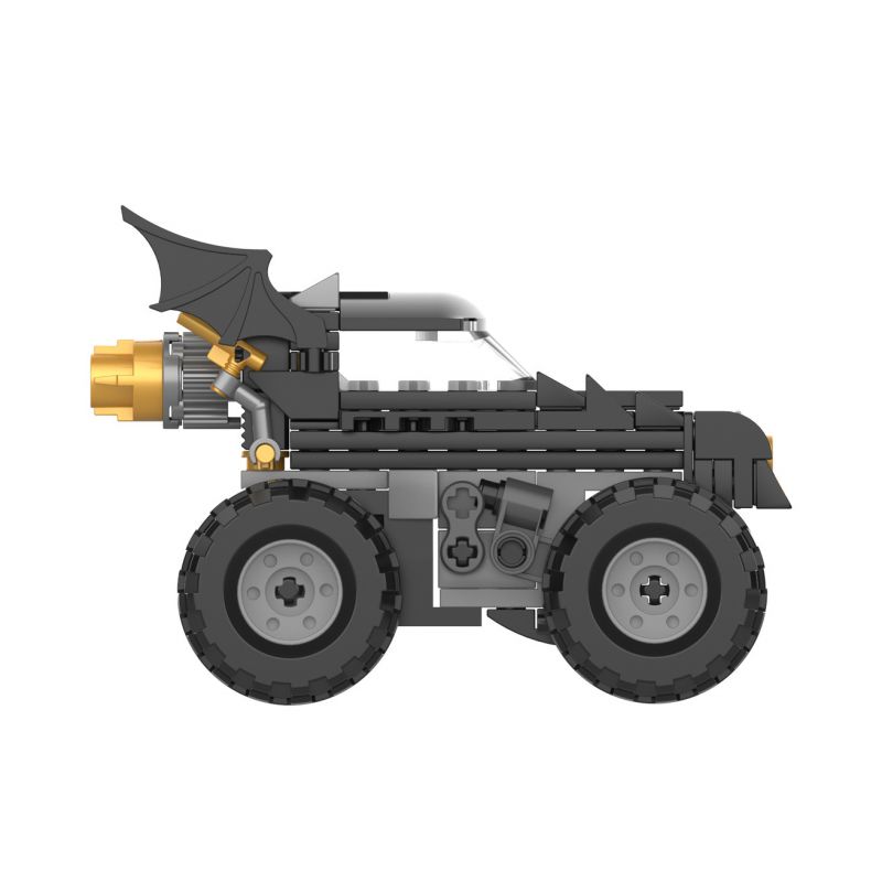 JAKI JK9039 9039 non  XE TẢI WILD BAT KÉO LẠI bộ đồ chơi xếp lắp ráp ghép mô hình Racers THE UNIVERSE OF CARS Đua Tốc Độ 88 khối