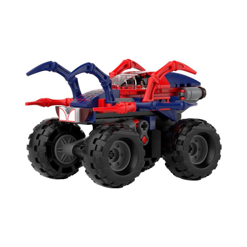 JAKI JK9038 9038 non  WILD SPIDER MONSTER TRUCK KÉO LẠI XE bộ đồ chơi xếp lắp ráp ghép mô hình Racers THE UNIVERSE OF CARS Đua Tốc Độ 90 khối