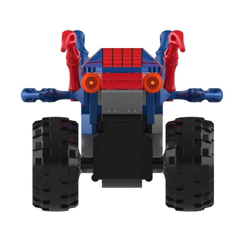 JAKI JK9038 9038 non  WILD SPIDER MONSTER TRUCK KÉO LẠI XE bộ đồ chơi xếp lắp ráp ghép mô hình Racers THE UNIVERSE OF CARS Đua Tốc Độ 90 khối