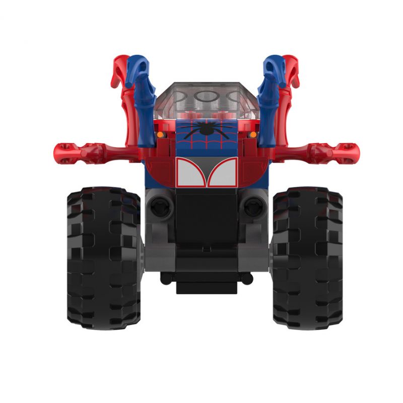 JAKI JK9038 9038 non  WILD SPIDER MONSTER TRUCK KÉO LẠI XE bộ đồ chơi xếp lắp ráp ghép mô hình Racers THE UNIVERSE OF CARS Đua Tốc Độ 90 khối