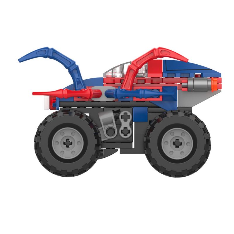 JAKI JK9038 9038 non  WILD SPIDER MONSTER TRUCK KÉO LẠI XE bộ đồ chơi xếp lắp ráp ghép mô hình Racers THE UNIVERSE OF CARS Đua Tốc Độ 90 khối