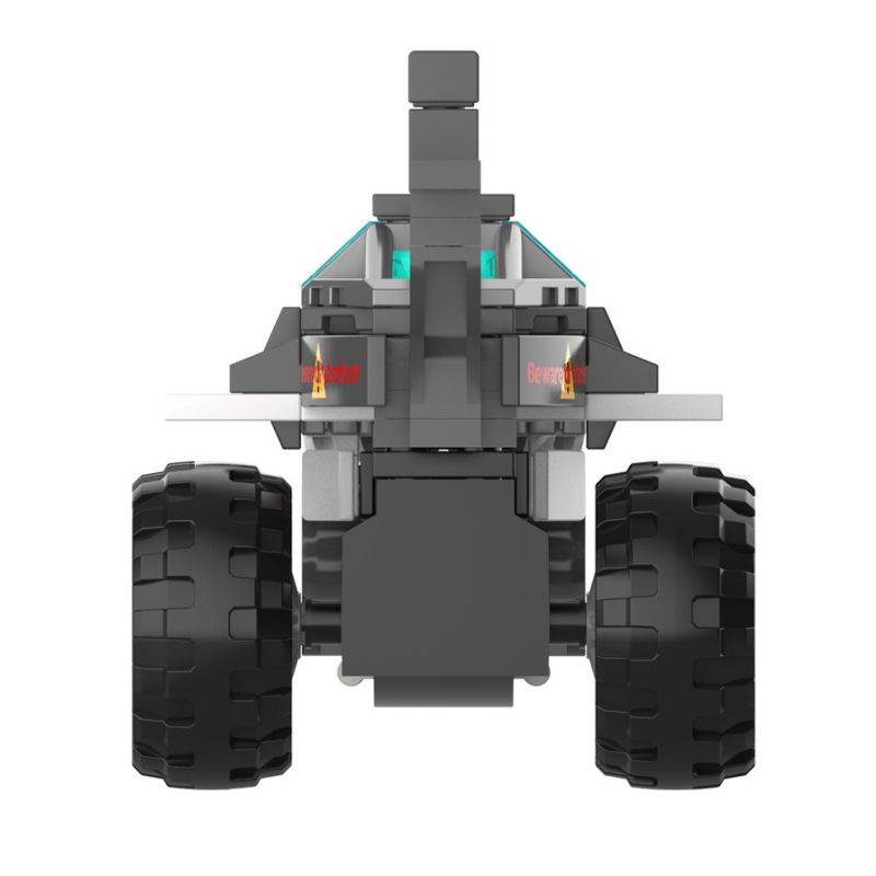 JAKI JK9037 9037 non  XE TẢI QUÁI VẬT CÁ MẬP ĐEN HOANG DÃ KÉO LẠI bộ đồ chơi xếp lắp ráp ghép mô hình Racers THE UNIVERSE OF CARS Đua Tốc Độ 98 khối