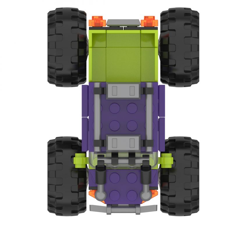 JAKI JK9033 9033 non  XE TẢI QUÁI VẬT ĐỊA HÌNH RG LÙI bộ đồ chơi xếp lắp ráp ghép mô hình Racers THE UNIVERSE OF CARS Đua Tốc Độ 88 khối