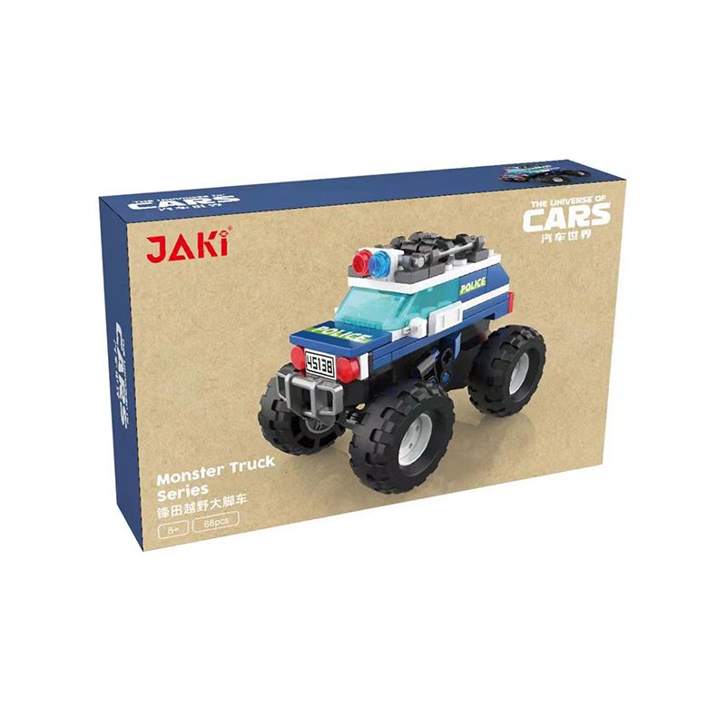 JAKI JK9032 9032 non  XE TẢI QUÁI VẬT ĐỊA HÌNH FENGTIAN KÉO LÙI bộ đồ chơi xếp lắp ráp ghép mô hình Racers THE UNIVERSE OF CARS Đua Tốc Độ 88 khối