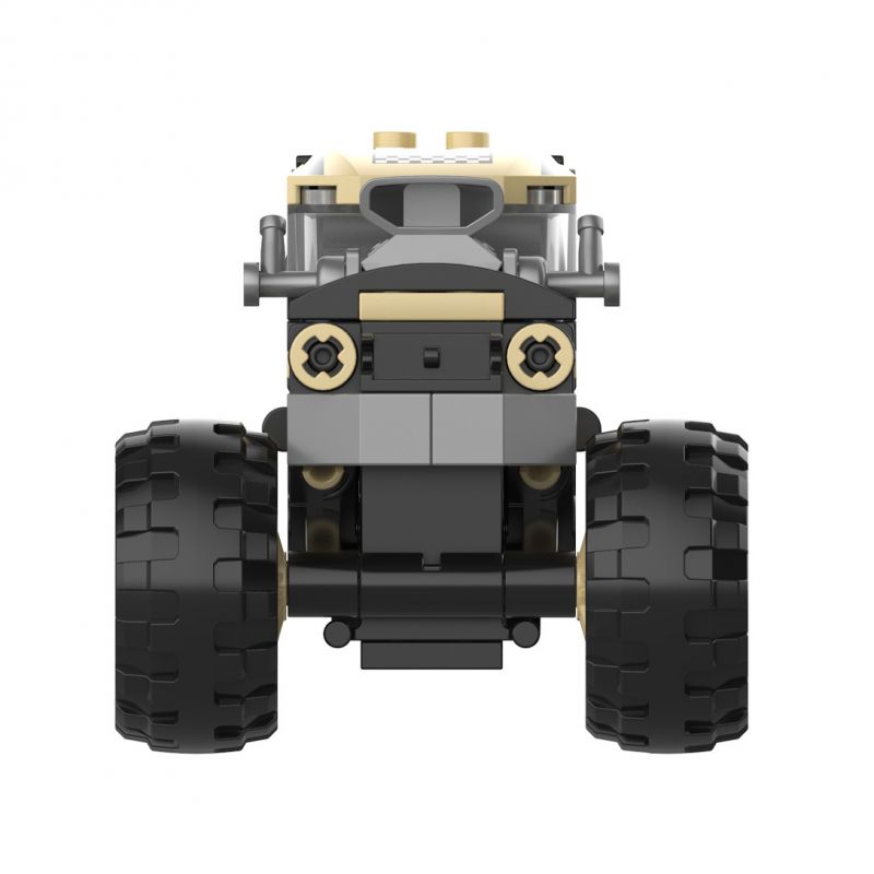 JAKI JK9031 9031 non  XE TẢI QUÁI VẬT OFF-ROAD SỬA ĐỔI KÉO LẠI bộ đồ chơi xếp lắp ráp ghép mô hình Racers THE UNIVERSE OF CARS Đua Tốc Độ 84 khối