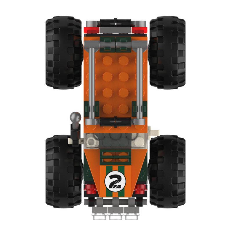 JAKI JK9030 9030 non  XE TẢI QUÁI VẬT ĐỊA HÌNH BENZ KÉO LÙI bộ đồ chơi xếp lắp ráp ghép mô hình Racers THE UNIVERSE OF CARS Đua Tốc Độ 97 khối