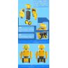 MouldKing 13100 Mould King 13100 non  ROBOT TIỂU LANG bộ đồ chơi xếp lắp ráp ghép mô hình  LON Kỹ Thuật Công Nghệ Cao Mô Hình Phương Tiện 495 khối