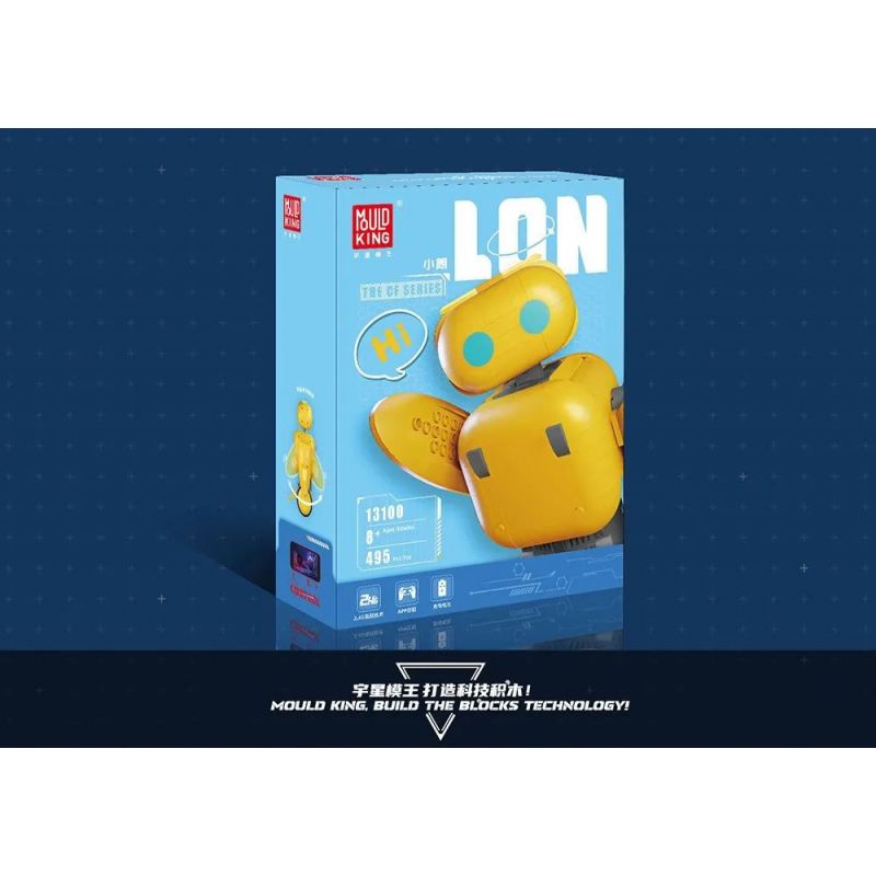 MouldKing 13100 Mould King 13100 non  ROBOT TIỂU LANG bộ đồ chơi xếp lắp ráp ghép mô hình  LON Kỹ Thuật Công Nghệ Cao Mô Hình Phương Tiện 495 khối