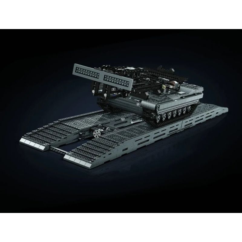 MouldKing 20002 Mould King 20002 REBRICKABLE MOC-29526 29526 MOC29526 SHUGONG TECHNOLOGY J1101 1101 non  XE DỰNG CẦU KIỂU THÙNG bộ đồ chơi xếp lắp ráp ghép mô hình  ULTIMATE ABRAMS WITH BRIDGE LAYER AVLB Kỹ Thuật Công Nghệ Cao Mô Hình Phương Tiện 3081 khối