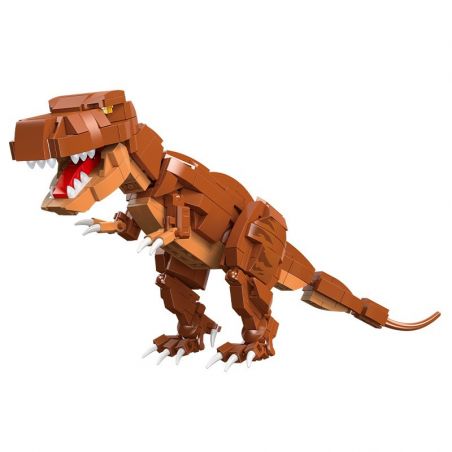 JIESTAR 92451 non  THẾ GIỚI KHỦNG LONG TYRANNOSAURUS REX bộ đồ chơi xếp lắp ráp ghép mô hình 350 khối