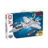 LEYI 88005 non  MÁY BAY CHIẾN ĐẤU J-15 TRUNG QUỐC bộ đồ chơi xếp lắp ráp ghép mô hình Military Army J-15 FIGHTER Quân Sự Bộ Đội 366 khối