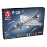 JUHANG TECHNOLOGY 88013 REOBRIX 33027 non  MÁY BAY CHIẾN ĐẤU F16 FALCON bộ đồ chơi xếp lắp ráp ghép mô hình Military Army F-16 FIGHTING FALCON Quân Sự Bộ Đội 1427 khối