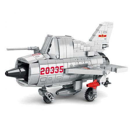 JUHANG TECHNOLOGY 89010 non  PHIÊN BẢN Q MIG-21 bộ đồ chơi xếp lắp ráp ghép mô hình Military Army Quân Sự Bộ Đội 496 khối