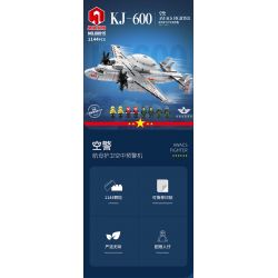 JUHANG TECHNOLOGY 88015 REOBRIX 33029 non  CẢNH SÁT HÀNG KHÔNG KJ-600 bộ đồ chơi xếp lắp ráp ghép mô hình Creator KJ-600 AWACS FIGHTER Sáng Tạo 1144 khối