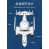 JUHANG TECHNOLOGY 88015 REOBRIX 33029 non  CẢNH SÁT HÀNG KHÔNG KJ-600 bộ đồ chơi xếp lắp ráp ghép mô hình Creator KJ-600 AWACS FIGHTER Sáng Tạo 1144 khối