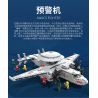 JUHANG TECHNOLOGY 88015 REOBRIX 33029 non  CẢNH SÁT HÀNG KHÔNG KJ-600 bộ đồ chơi xếp lắp ráp ghép mô hình Creator KJ-600 AWACS FIGHTER Sáng Tạo 1144 khối