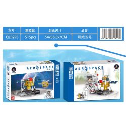 ZHEGAO QL0295 0295 non  TRƯỜNG NGA 5 bộ đồ chơi xếp lắp ráp ghép mô hình City AEROSPACE Thành Phố 515 khối