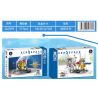 ZHEGAO QL0295 0295 non  TRƯỜNG NGA 5 bộ đồ chơi xếp lắp ráp ghép mô hình City AEROSPACE Thành Phố 515 khối