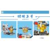 ZHEGAO QL0295 0295 non  TRƯỜNG NGA 5 bộ đồ chơi xếp lắp ráp ghép mô hình City AEROSPACE Thành Phố 515 khối